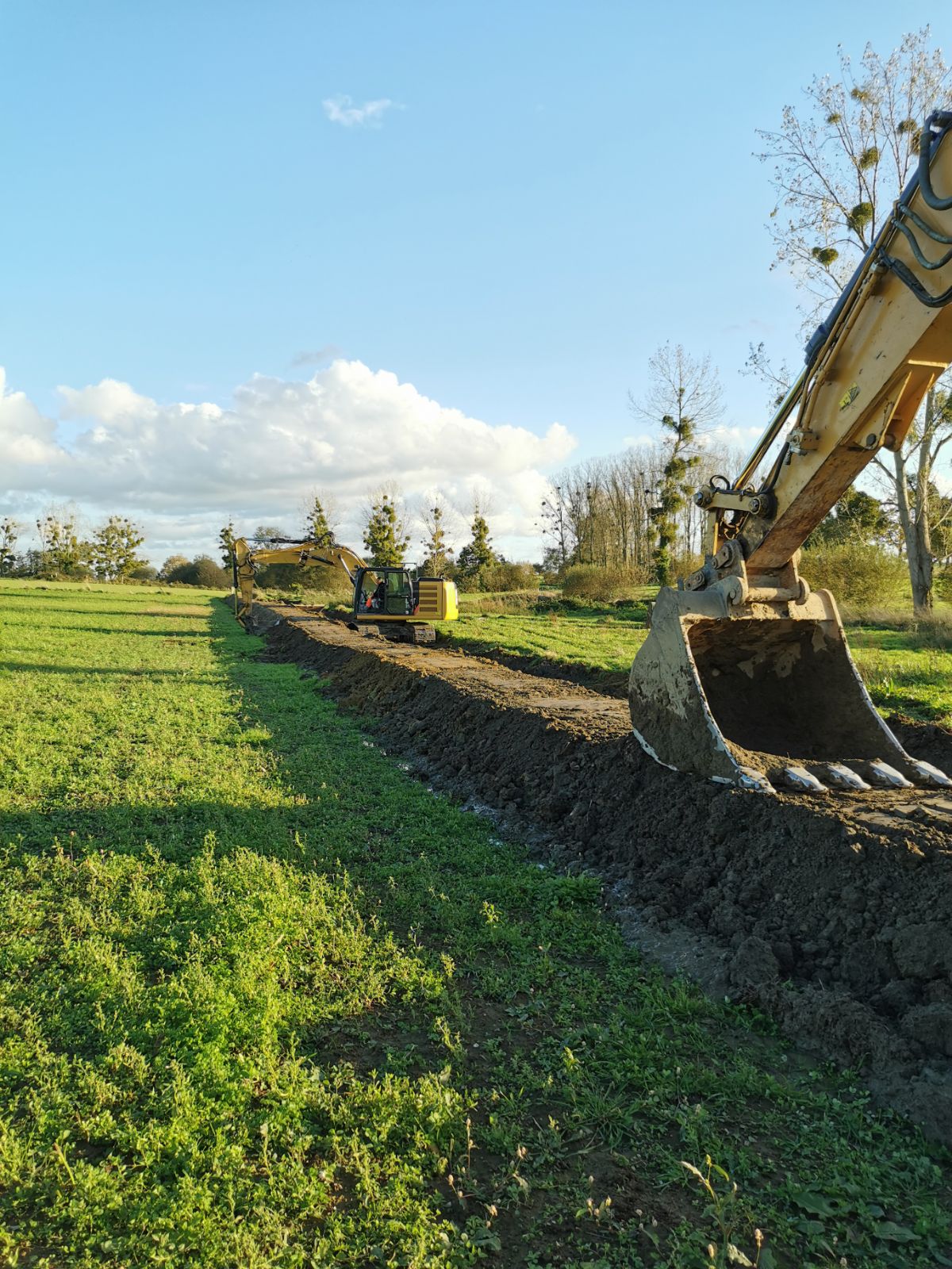Photo Talus en cours de création