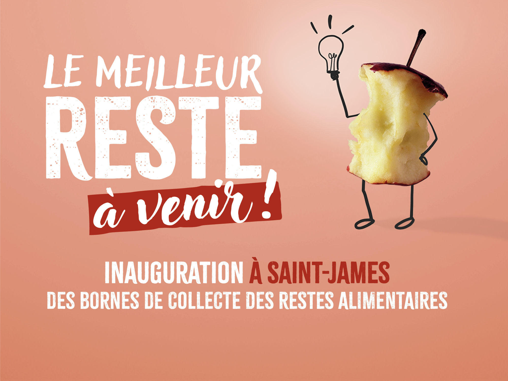 Le meilleur reste à venir : inauguration à Saint-James des bornes de collecte des restes alimentaires