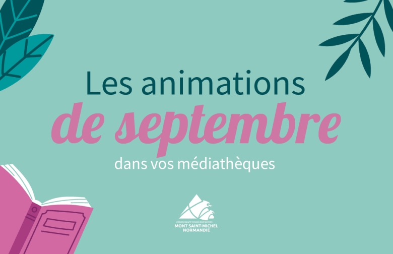 Médiathèque - programme de septembre