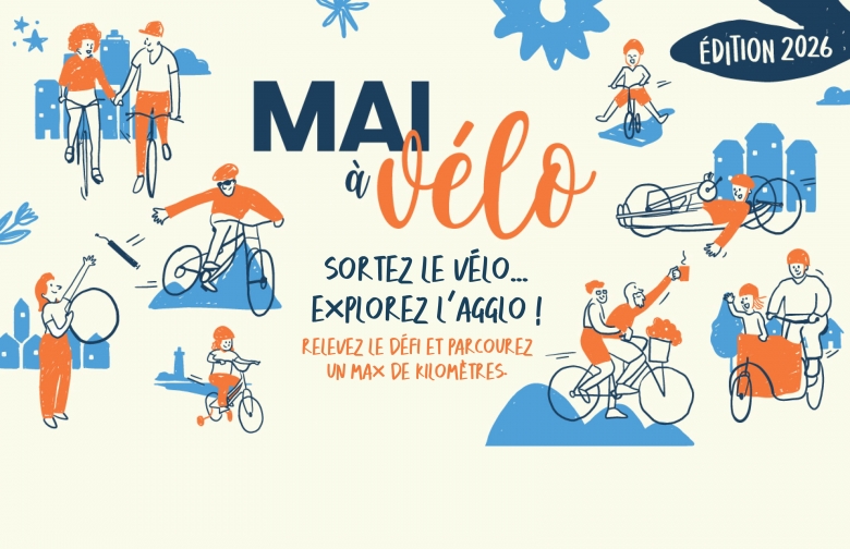 Mai à vélo : Sortez le vélo, explorez l'Agglo 