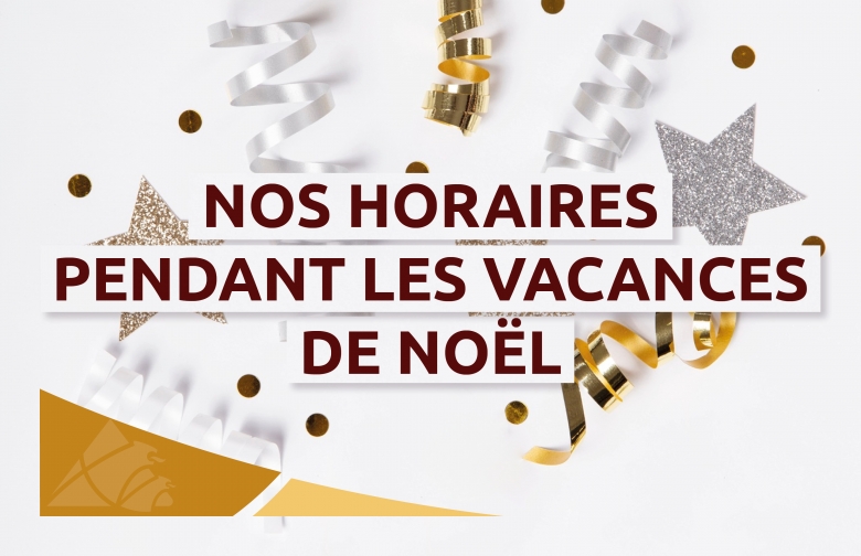 Fermetures de fin d'année