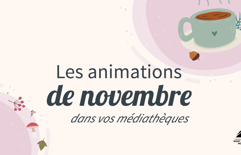 Médiathèque - programme de novembre