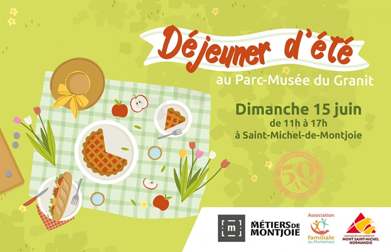 Déjeuner d’été au parc-musée du Granit