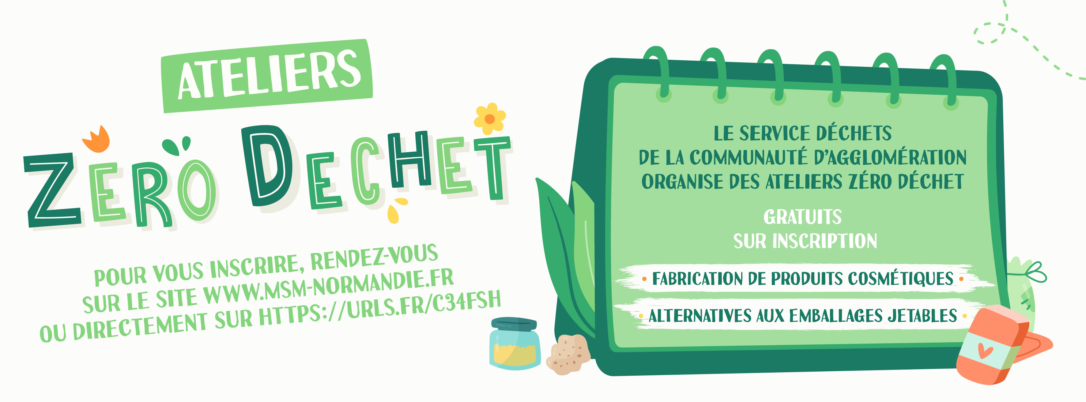 Ateliers zéro déchets pendant les vacances d'automne