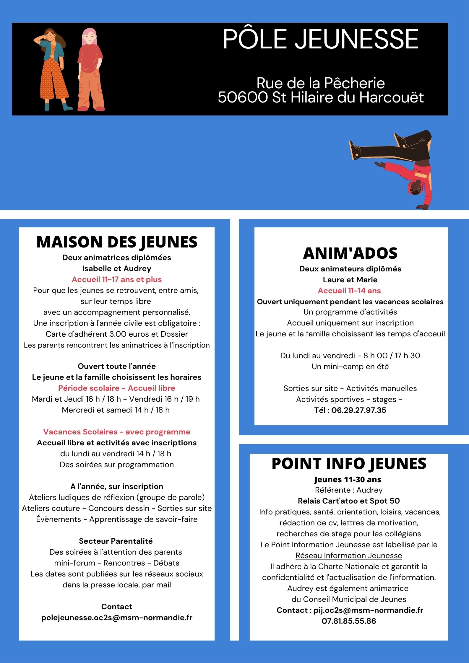 Affiche Presentation PoleJeunesse