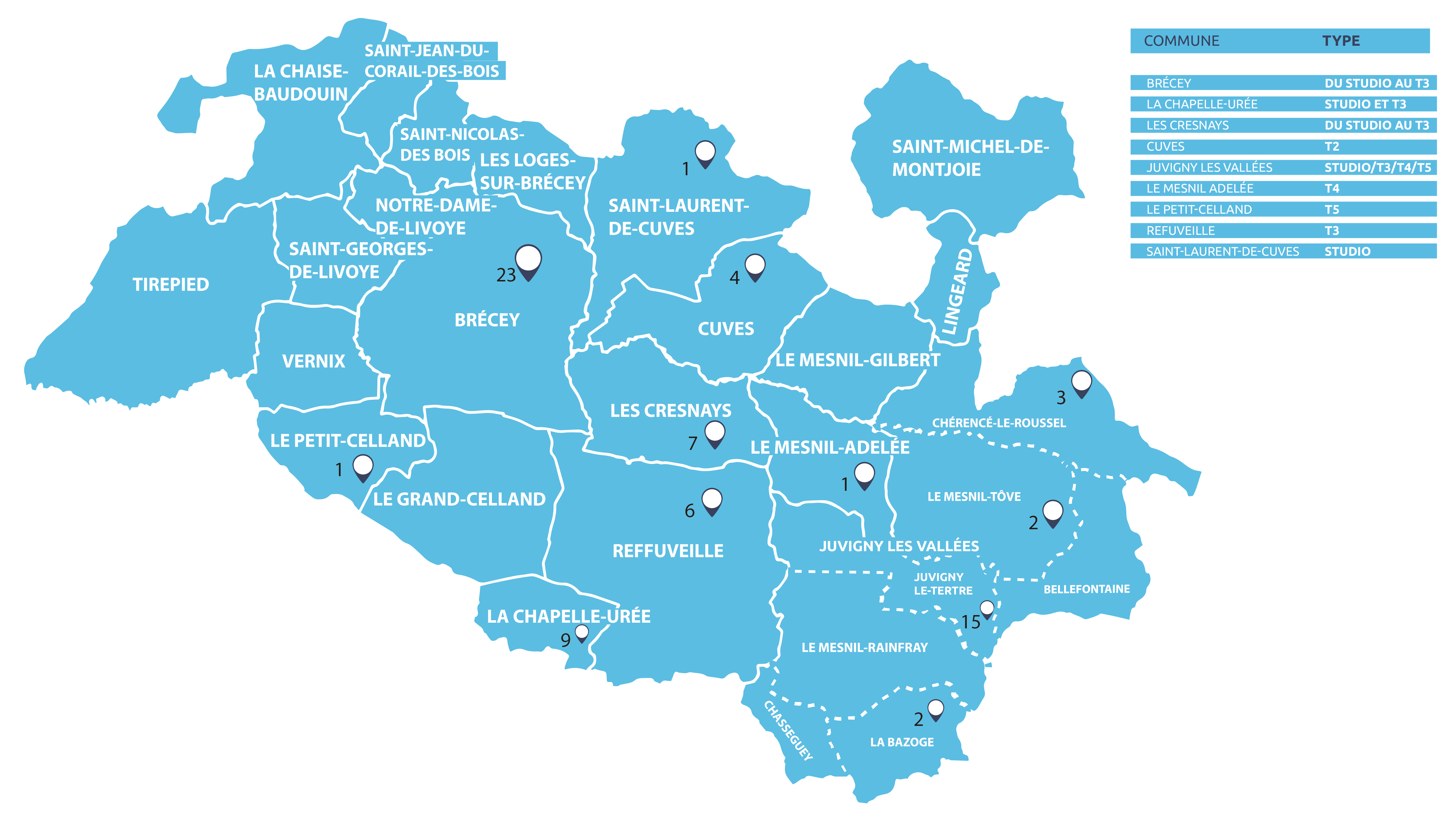 Carte Val DE SEE
