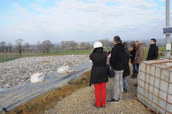 Visite centre d'enfouissement