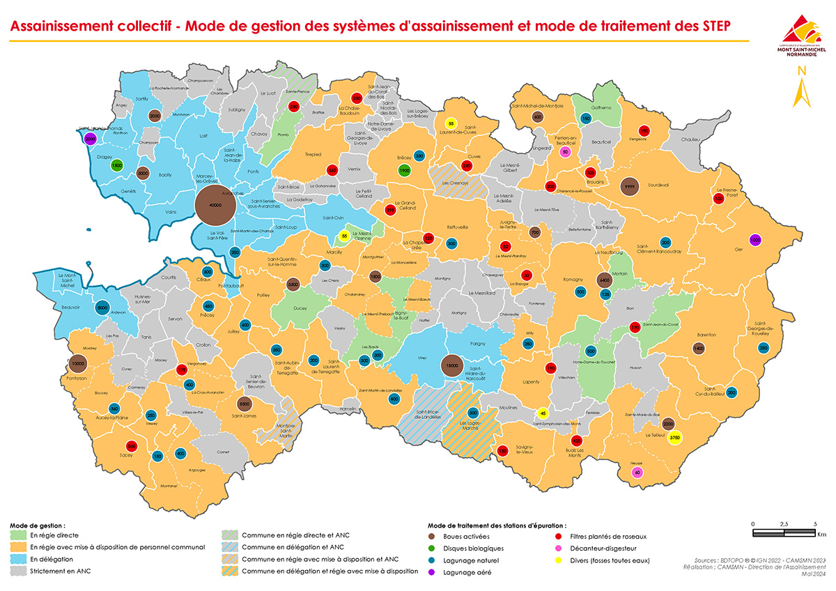 Carte Compétence Assainissement