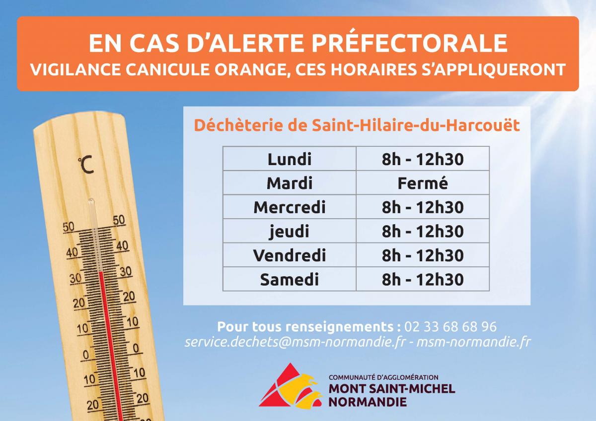 ForteChaleurDecheterieStHilaireHarcouet